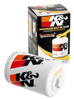 K&N Oil Filter, With 11-17 PSI Relief Valve, With 1 in Removal Nut, 3 in Outside Diameter x 4.781 in Height - HP-2011