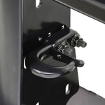 Westin Public Safety Bumper Push Bar, Black, HRPO Steel, 2-3/4 in Rubber Strip Uprights - 36-4045