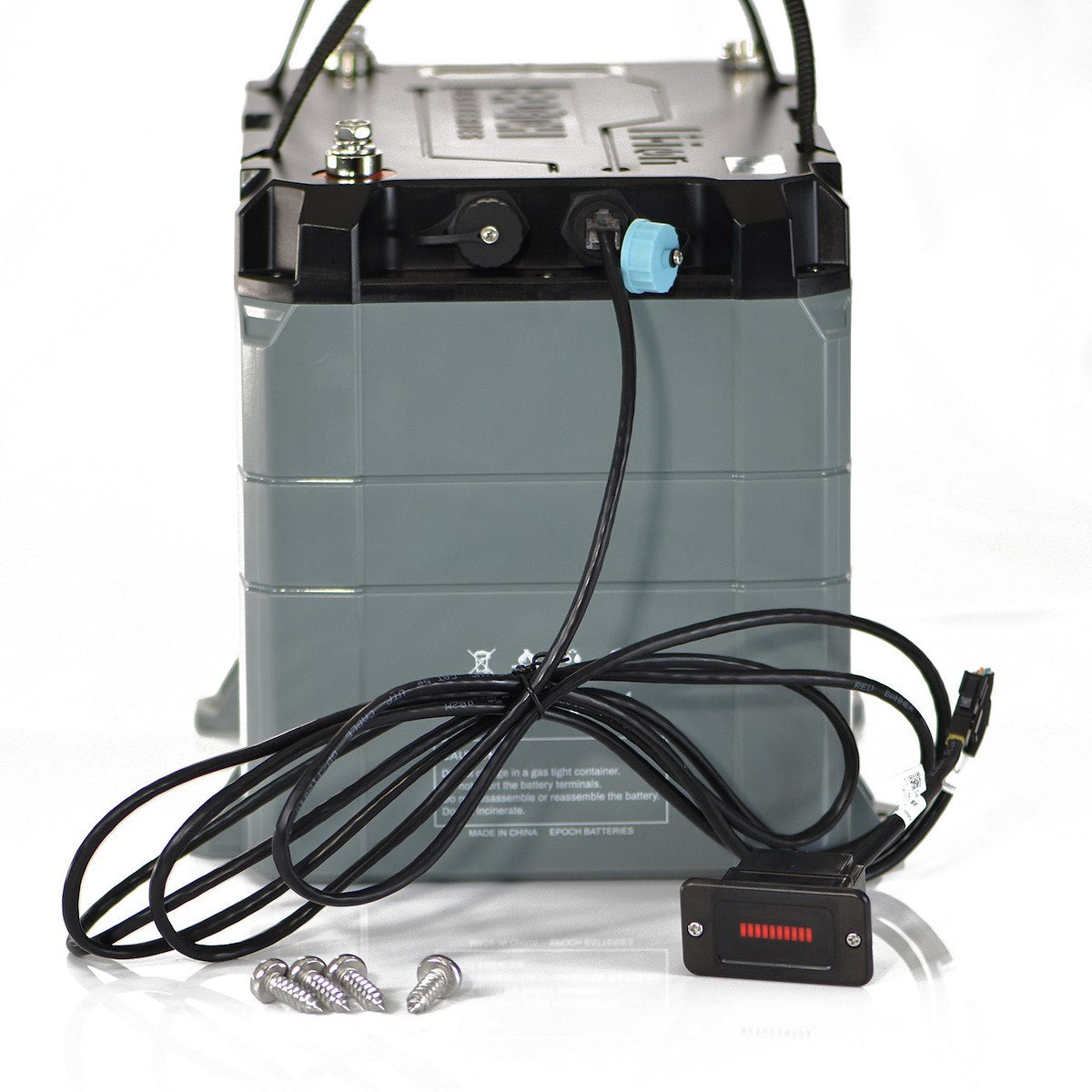 Epoch Battery, 36 V, M8 Threaded Stud Top Terminal, Lithium Iron Phosphate Style (LiFePO4) - B36100A-A