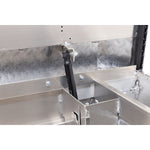 Weather Guard Tool Box, Aluminum, 20 in Length x 72 in Width x 18 in Height, 11 Cubic ft Capacity - 121-0-04