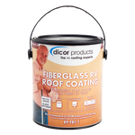 Dicor Corp. Roof Coating, 350 Square ft, White, 1 gal Can - RP-FRC-1