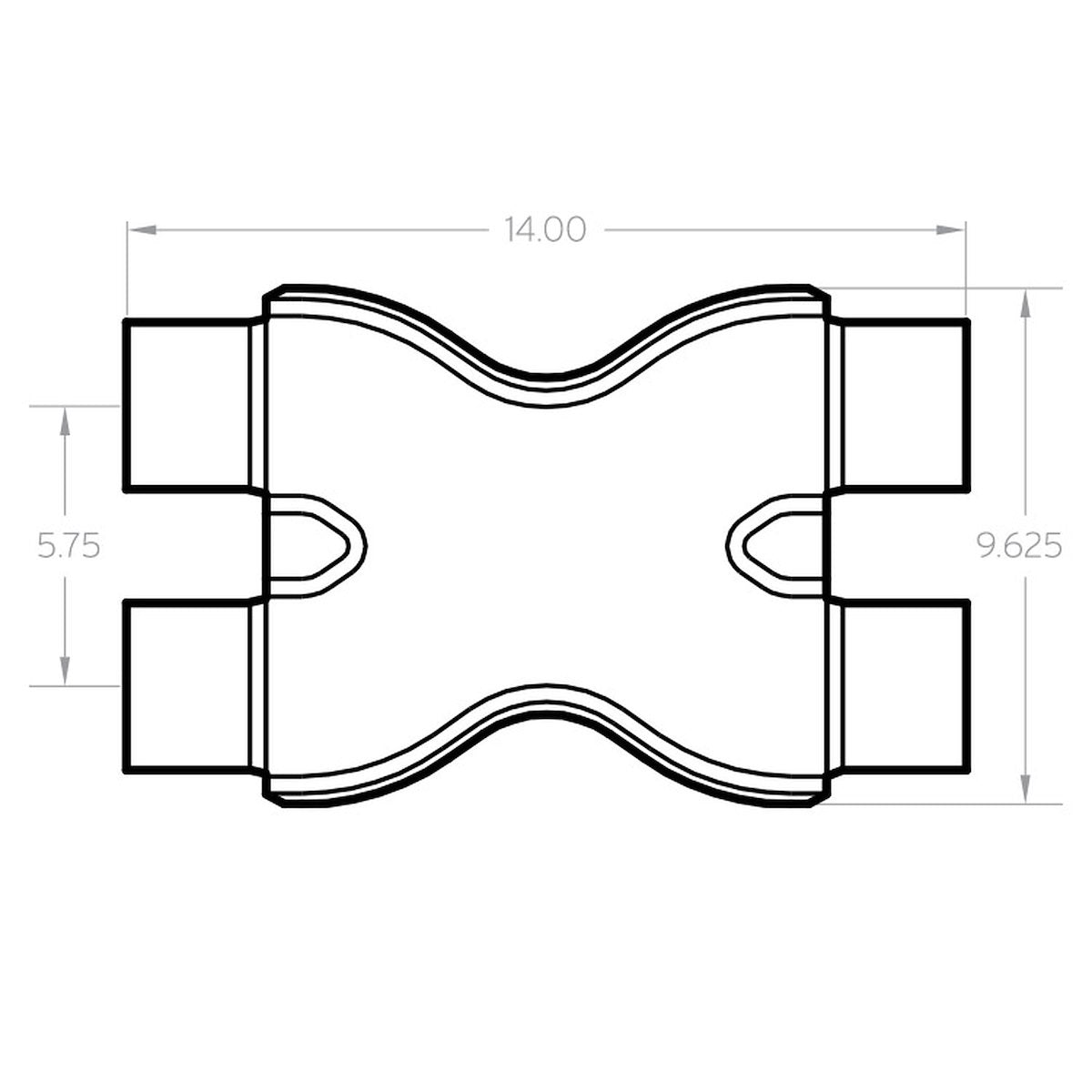 MagnaFlow Exhaust Products Exhaust X Pipe 10792 product image 12