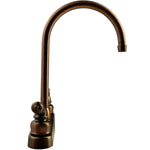 Dura Faucet Faucet, 12 in J-Spout, 2 Teapot Classical Handle, Oil Rubbed Bronze Coated/Plastic Body/Brass Spout - DF-PK330HC-ORB