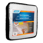 Camco Roof Vent Insulation, For 14 in x 14 in Vents, 2-3/4 in Foam With Reflective Backing And Synthetic Fleece Layer, Black - 45196