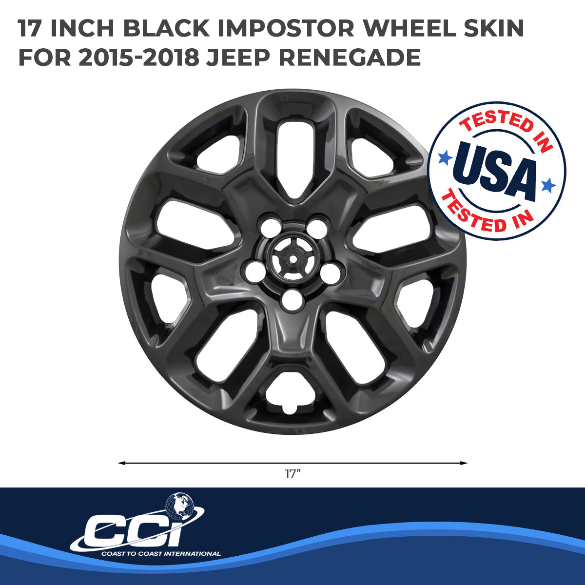Coast2Coast Wheel Skins & Styled Wheel Covers IWCIMP386BLK product image 2