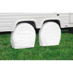 Classic Accessories Tire Cover, For 30 in To 33 in Wheel Diameter/9 in Tire Width, Snow White, Pack Of 2 - 76260