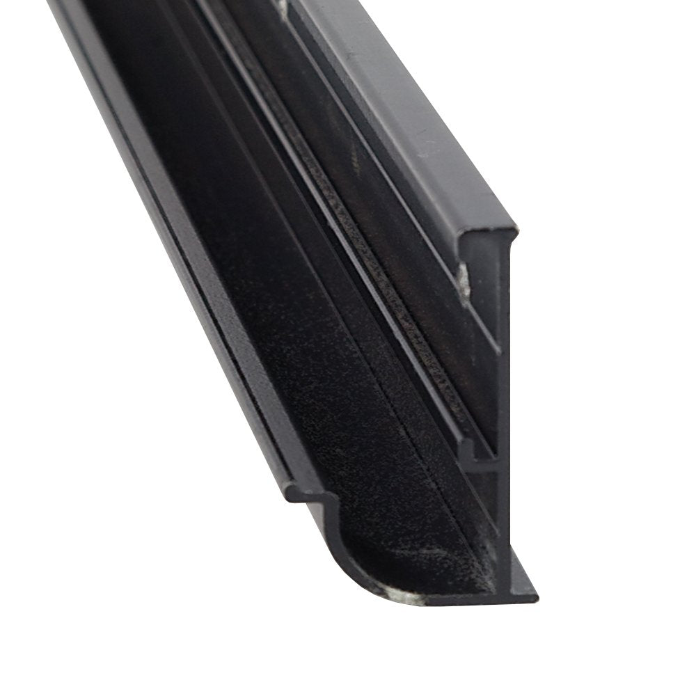 AP Products Drip Rail, Aluminum, 8 ft x 7/8 in Width x 1-1/2 in Height, Black - 021-56202-8