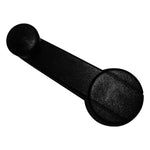 Crown Automotive Window Crank Handle, Black, Black Knob - 35025104