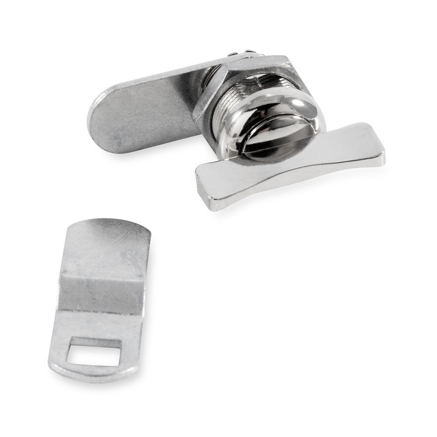 Camco Lock Cylinder, 5/8 in Length, With 1 Offset Cam And 1 Straight Cam - 44333