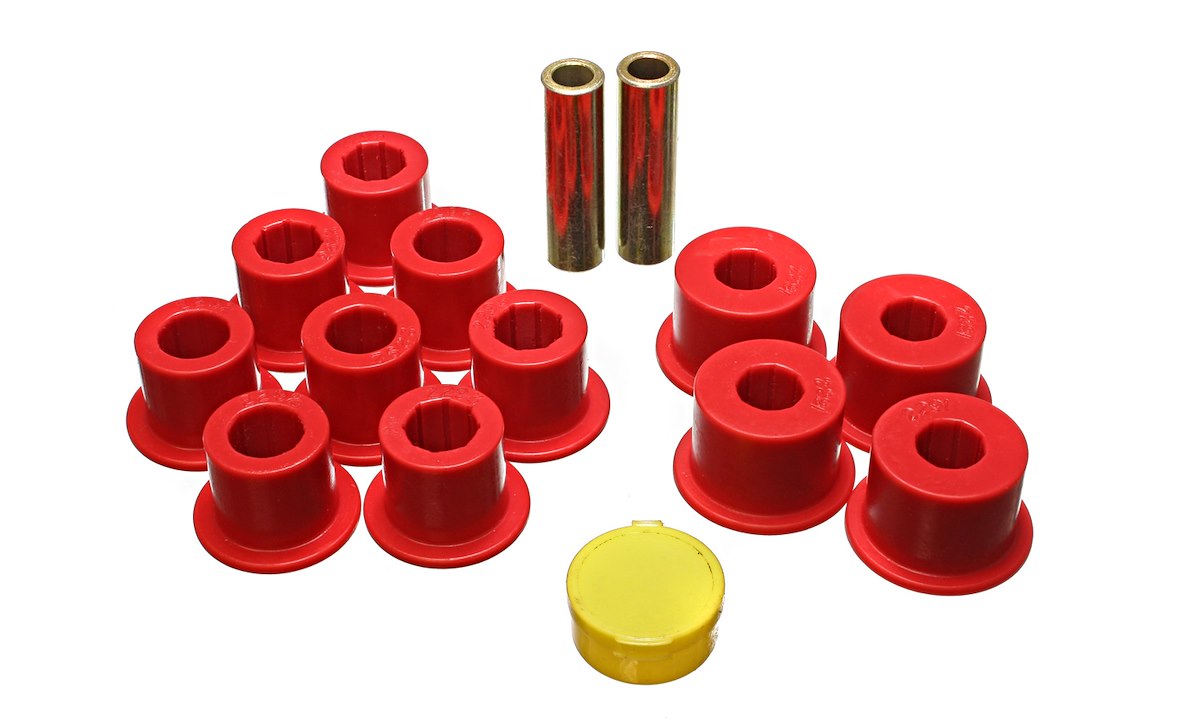 Energy Suspension Leaf Spring Bushing, Red - 7.2103R
