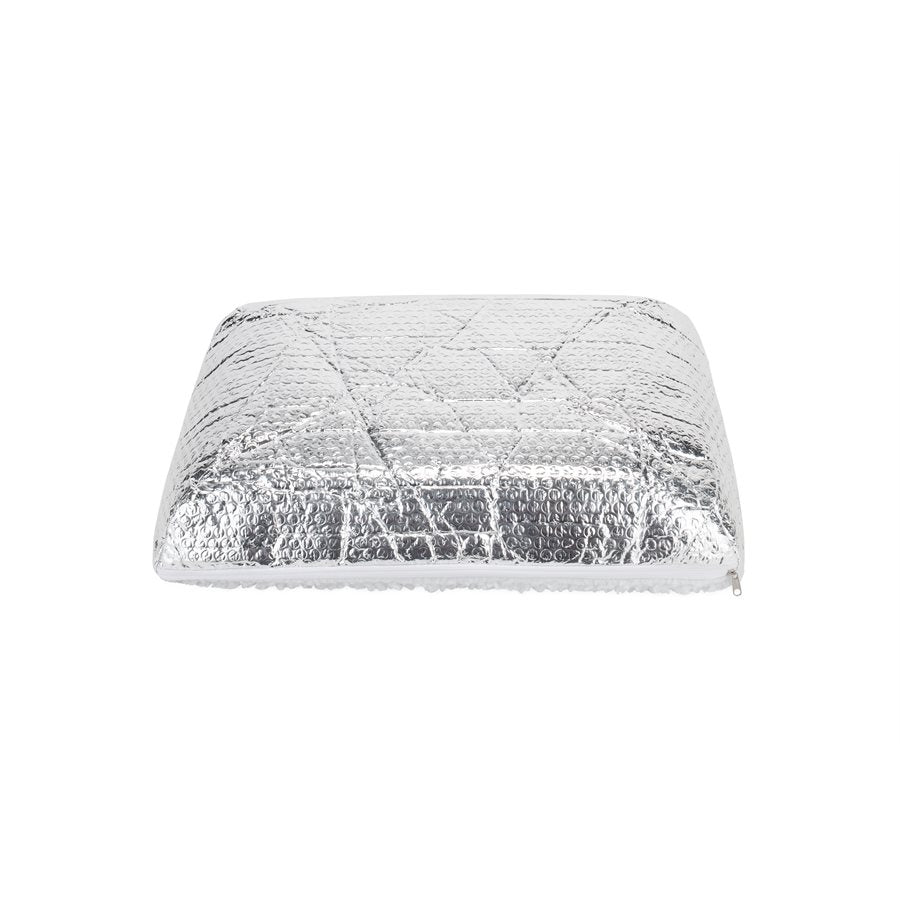 Camco Roof Vent Insulation, For 14 in x 22 in Skylight Vents, 4-1/2 in Foam With Reflective Backing, With 2 Adjustable Straps - 45197