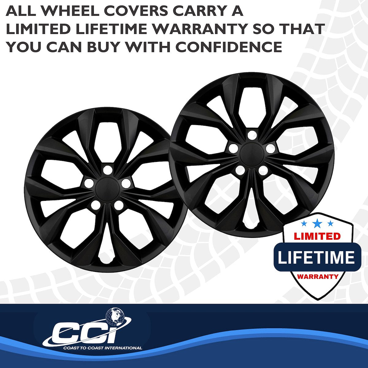 Coast2Coast Universal Wheel Covers 56217BLK product image 4