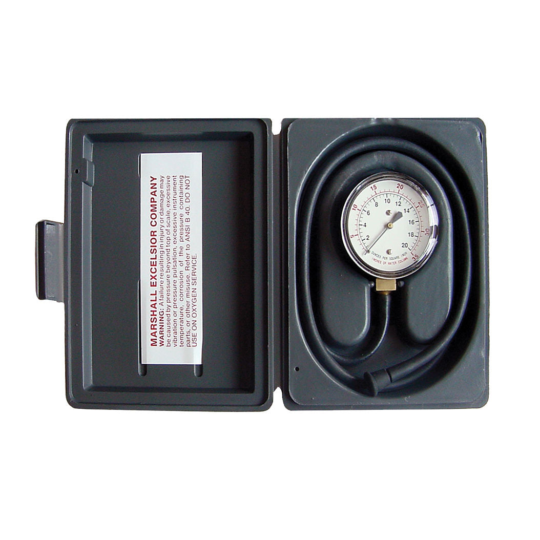 Marshall Excelsior Propane Pressure Test Kit, 0 To 35WC (Water Column), 3 ft Rubber Hose - ME50P-2