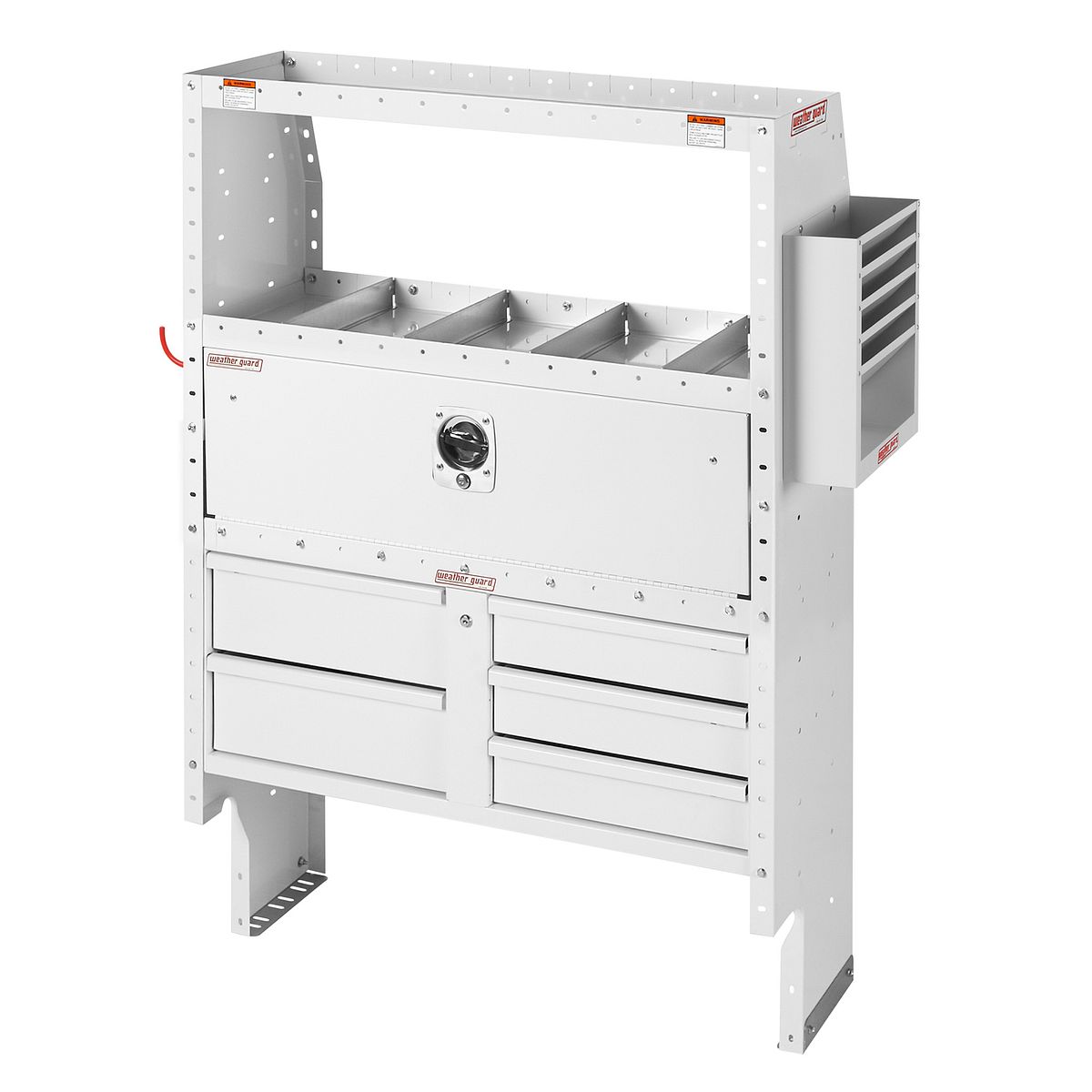 Weather Guard Van Storage System Kit, White - 600-8414L