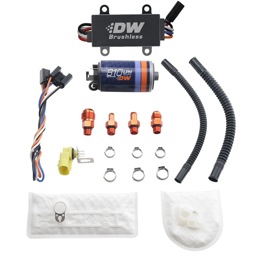 Deatschwerks Fuel Pump Electric, DW 810 Brushless, 810 LPH Flow Rate - 9-811-C105-1002