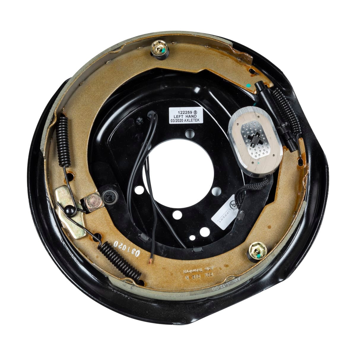 Lippert Trailer Brake Assembly, Replaces Lippert Assembly 12 in Diameter x 2 in Width, 4000-7000 lb Axle Capacity - 298275