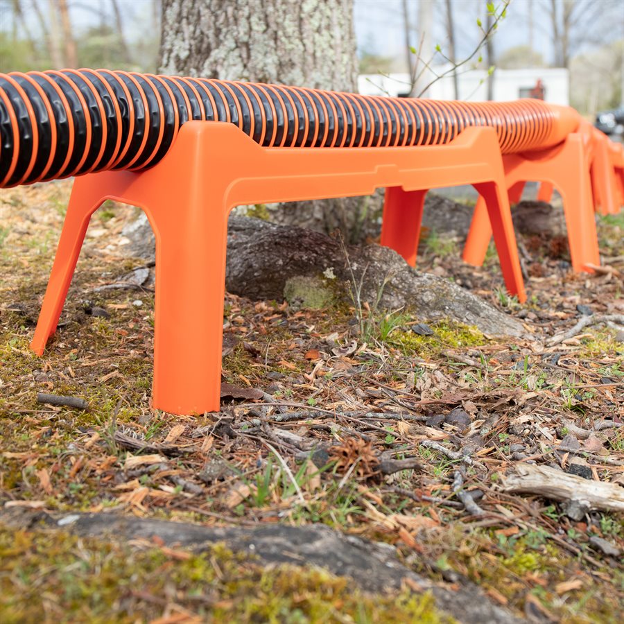 Camco Sewer Hose Support, With 5 Graduated Height Sections From 8-1/2 in To 10-1/2 in, Set of 5 - 43072