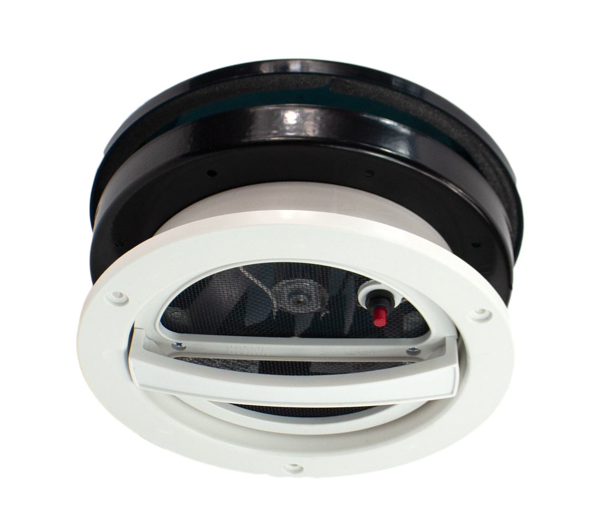 Ventline Roof Vent, 6-1/4 in Diameter, With 12 V Fan, Polar White - VP-543