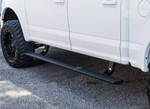 AMP Research Running Board, Textured Powder Coated, Black, Die Cast Aluminum - 76234-01A