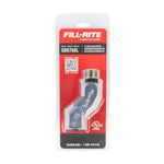 Fill-Rite Liquid Transfer Tank Pump Hose Fitting, Multi Plane 360 degree Swivel, 3/4 in NPT Inlet To 3/4 in NPT Outlet, Aluminum - SD075UL