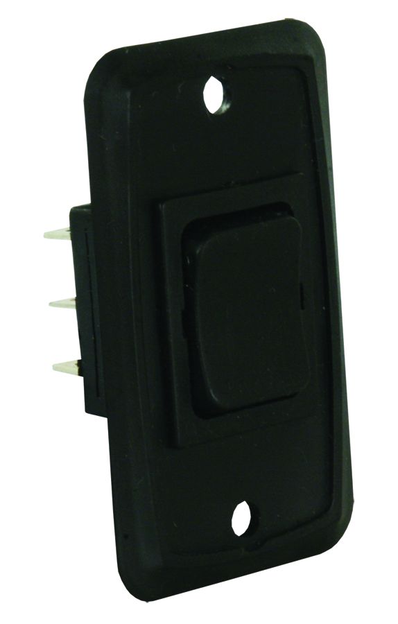 JR Products Multi Purpose Switch, 12 V, 20 amp At 125 V AC/15 amp At 250 V AC/40 amp At 12 V DC, 1.25 in x 0.84 in Cutout - 12825
