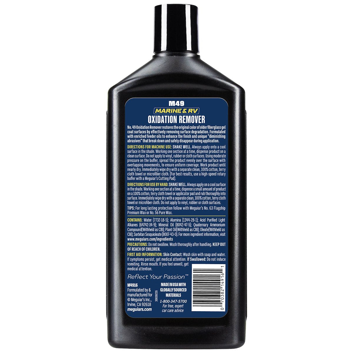 Meguiars Hull Cleaner, 16 oz - M4916