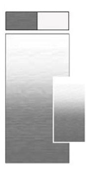 Carefree RV Awning Fabric, For 18 ft Length Patio Awnings, 17 ft 2 in Length x 8 ft Extension, With White Vinyl Weatherguard - JU186D00