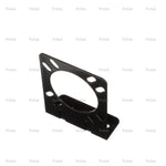 Pollak Trailer Wiring Connector Mounting Bracket, For Use With 7 Way RV Connector, 90 degree Bend, Black - 12-711U