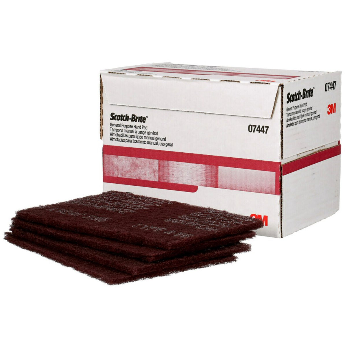 3M Sandpaper, 6 in Width x 9 in Length, Aluminum Oxide, Box Of 20 - 07447