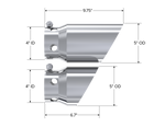 MBRP Exhaust Exhaust Tail Pipe Tip T5111 product image 2