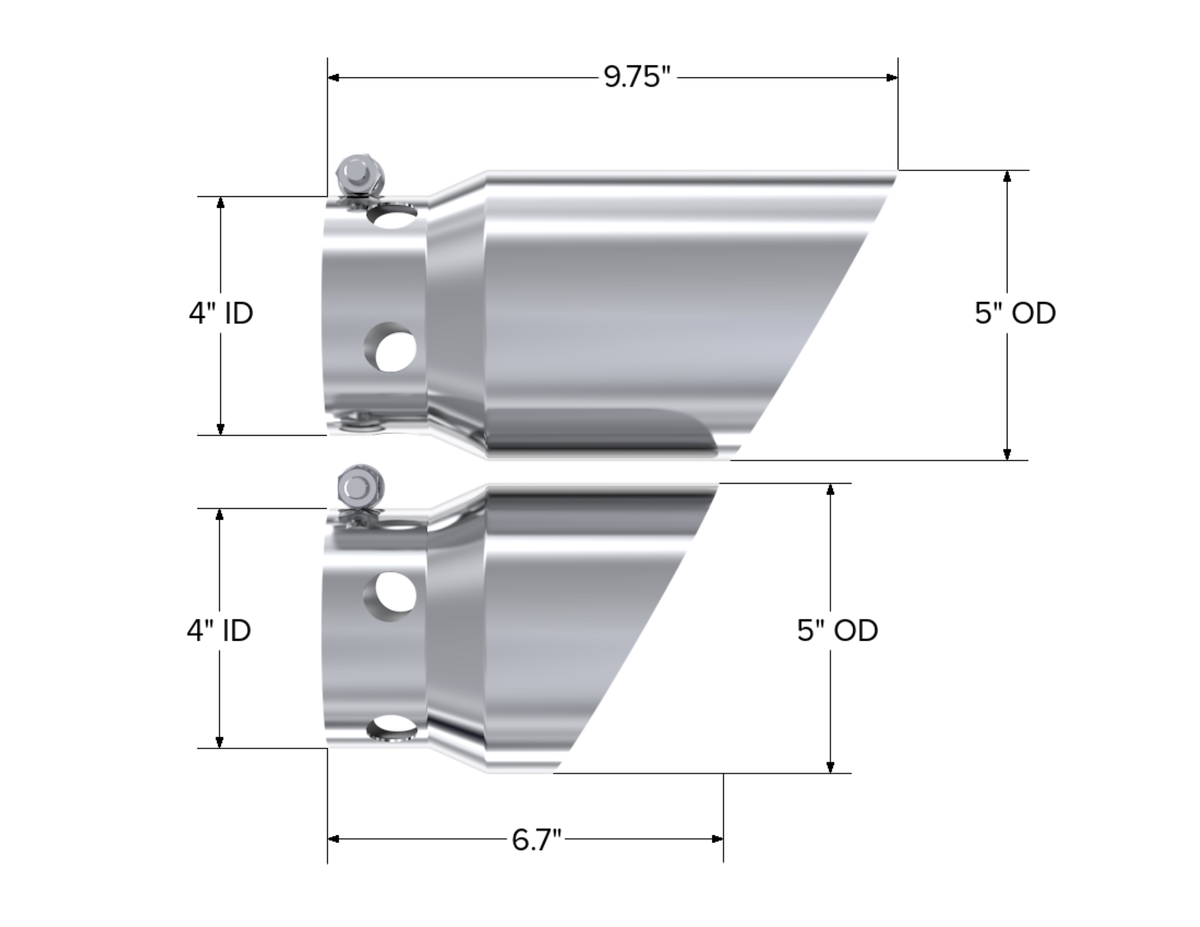 MBRP Exhaust Exhaust Tail Pipe Tip T5111 product image 2