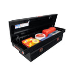 Weather Guard Tool Box, Gloss Black, Aluminum, 20 in Length x 72 in Width x 18 in Height - 127-5-04