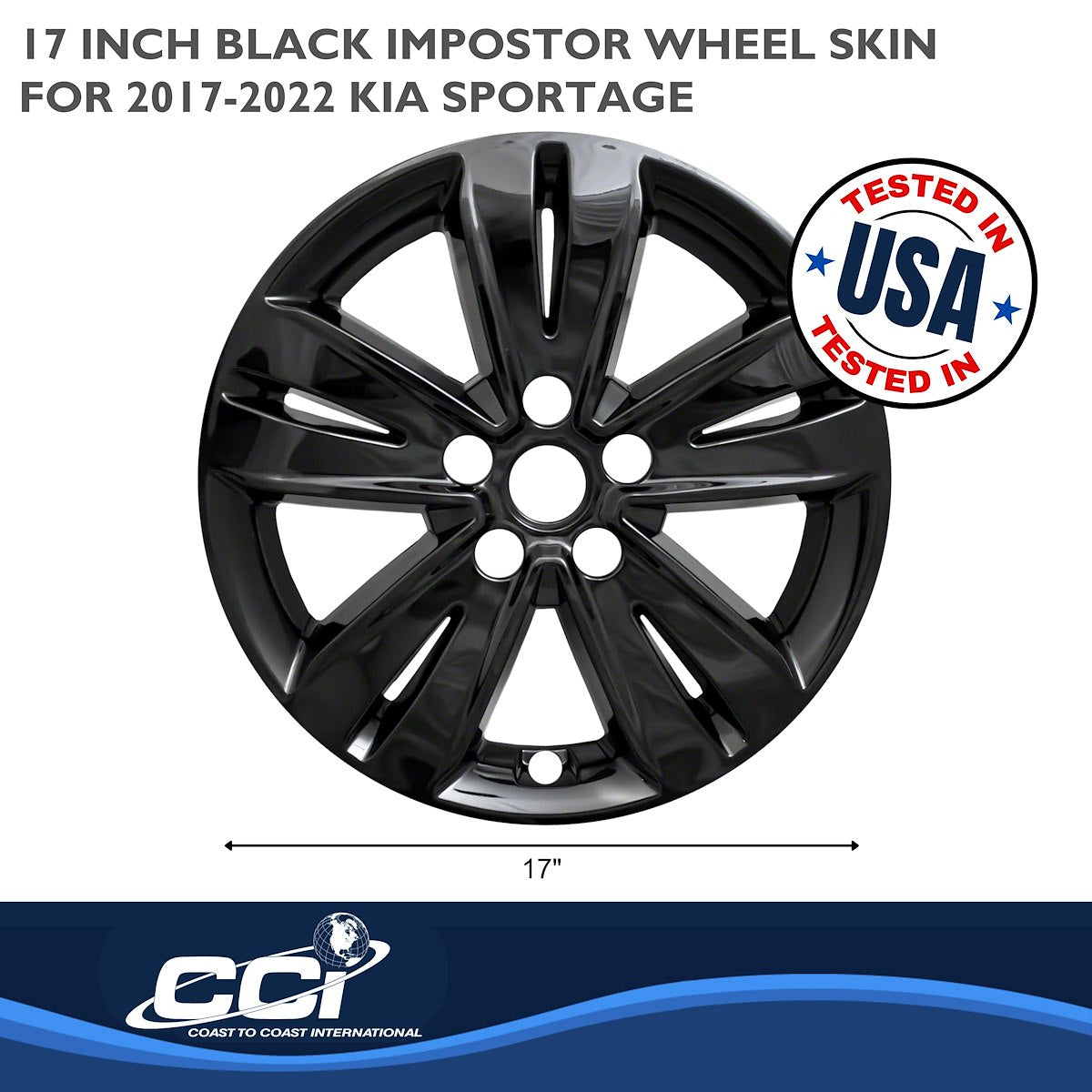 Coast2Coast Wheel Skins & Styled Wheel Covers IWCIMP446BLK product image 3