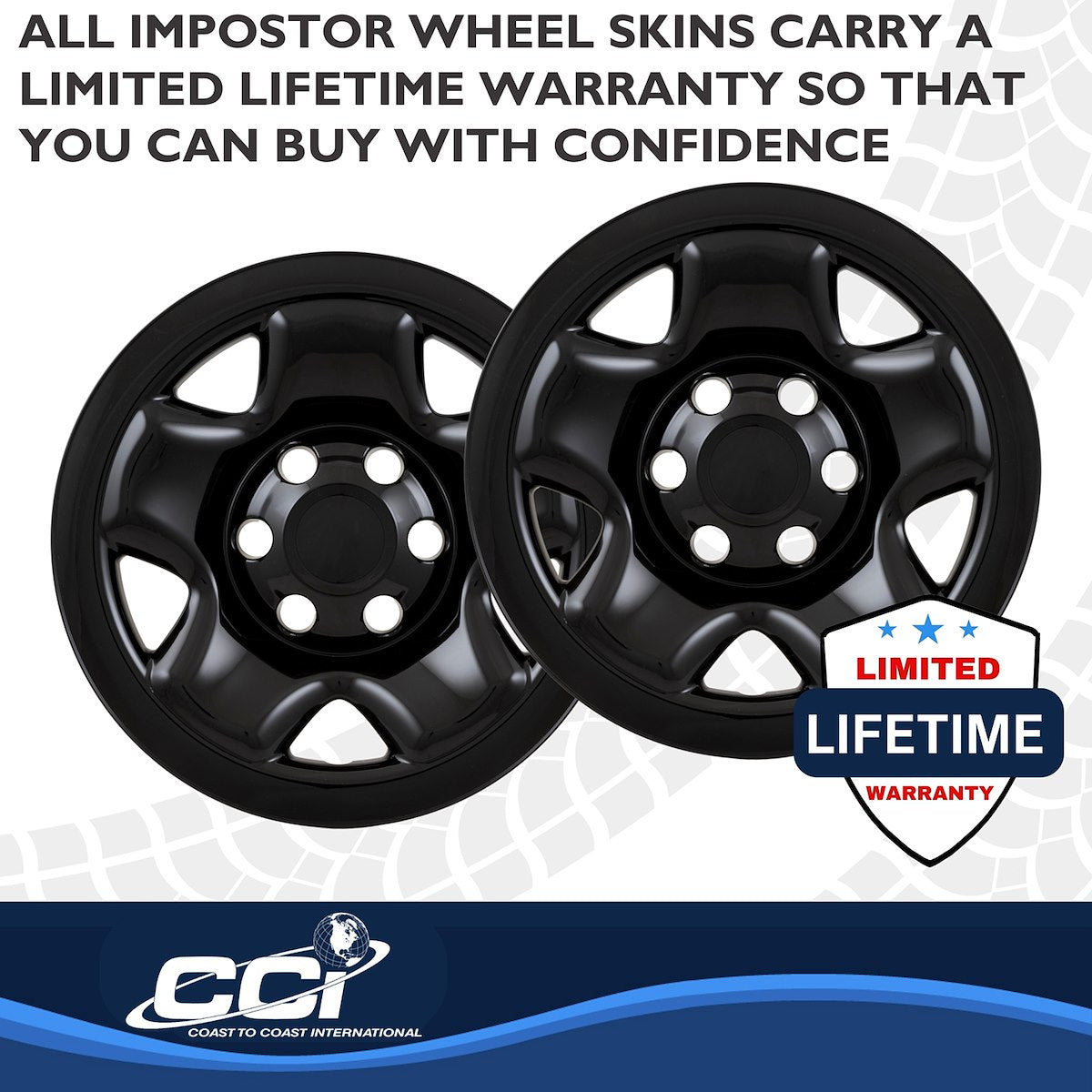 Coast2Coast Wheel Skins & Styled Wheel Covers IMP68BLKN product image 4