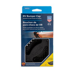 Camco Sewer Hose Storage Carrier Cap, Use With 4 in Square Sewer Hose Bumper, Black - 40324