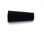 JR Products Door Stop Bumper, 2-3/4 in Length x 3/4 in Base, Black - 20685