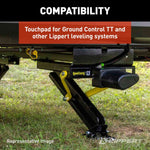 Lippert Leveling System Touchpad, Black And Gray, 3.6 in Length x 5 in Width - 421484