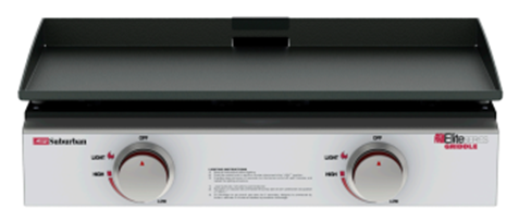Suburban Mfg Griddle, Elite Series, Stainless Steel Control Panel, 9500 BTU Left And Right Burner - 4063A