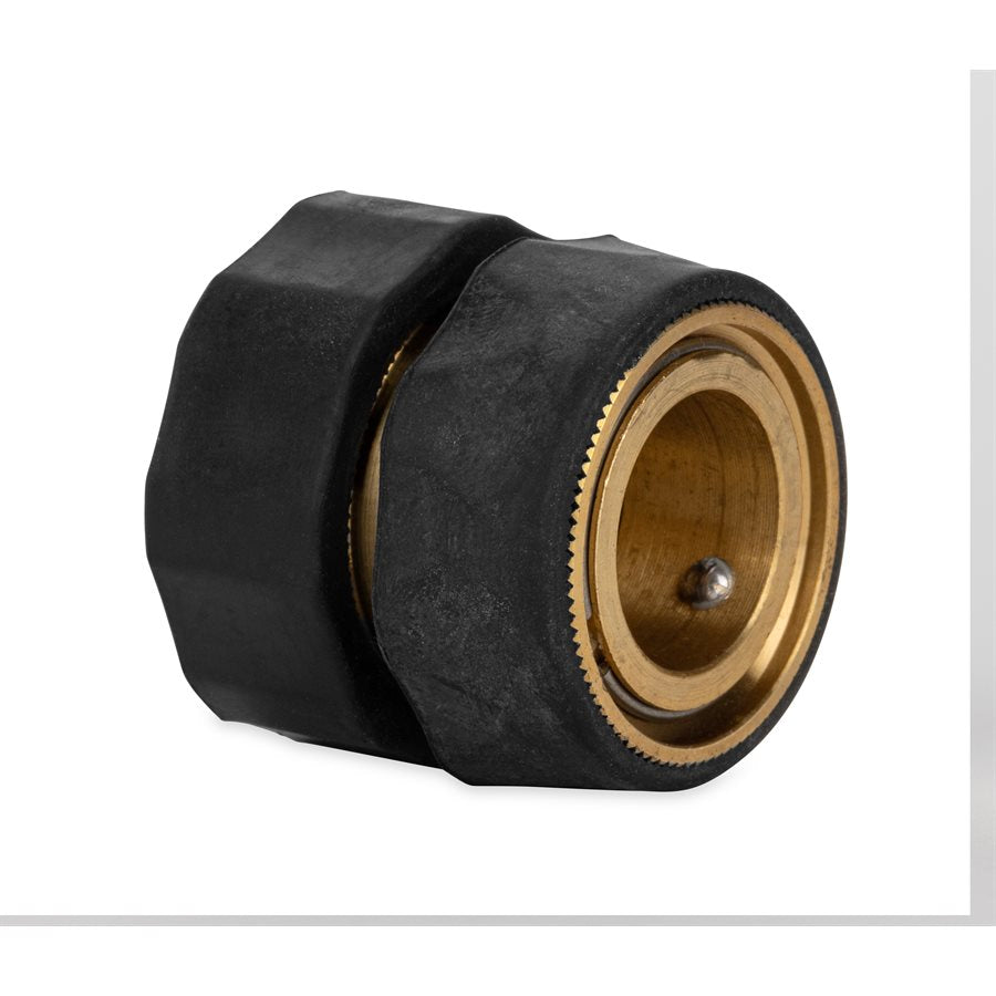 Camco Fresh Water Hose Connector, Brass, With 2 Extra Male Connectors, Complies With CA and VT Regulations For Brass Content - 20136