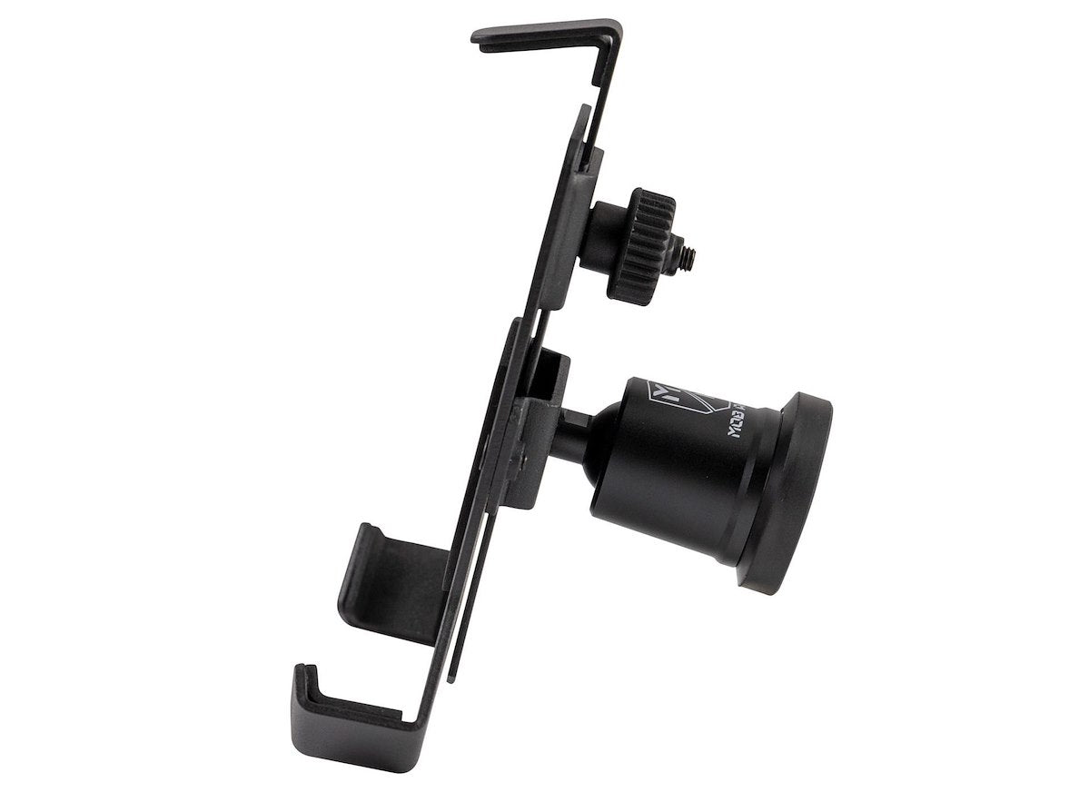 Mob Armor Cell Phone Mount, 90 Degrees of Tilt and 360 Degrees of Rotation, Black, Aluminum - MOBM2-BLK-LG