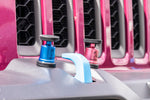 Mob Armor Cell Phone Mount, 90 lb Capacity Magnetic Mount, Blue, Billet Aluminum - MOBN-MX-BLU