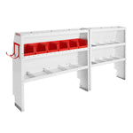 Weather Guard Van Storage System Kit, White - 600-8111R