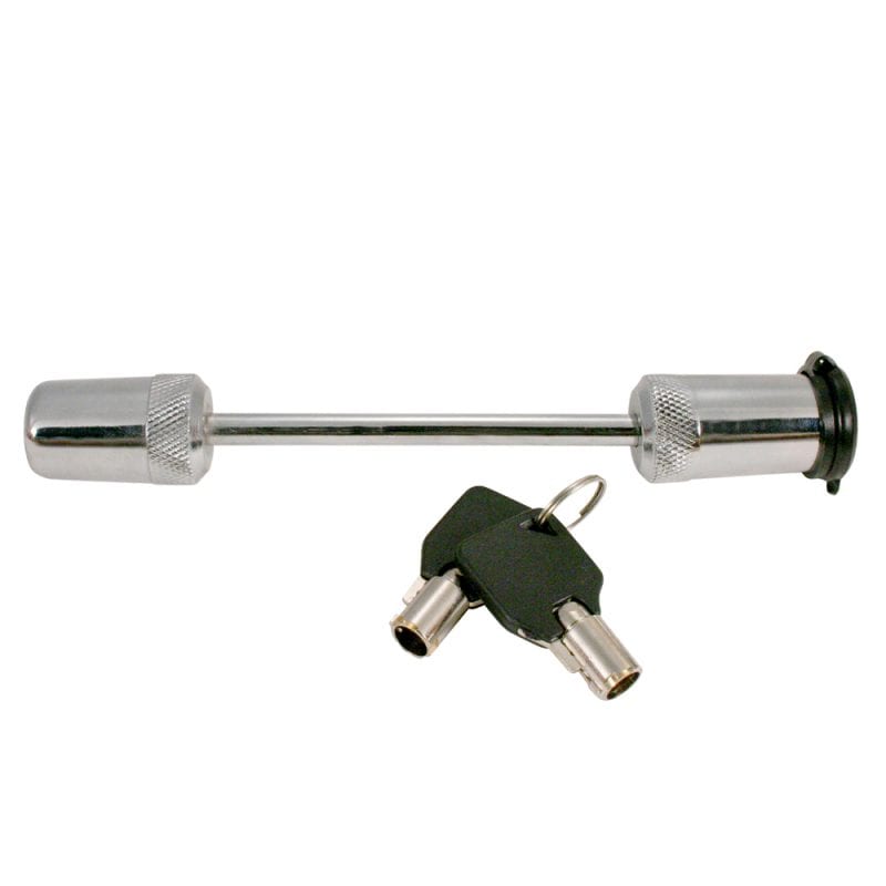 Trimax Locks Trailer Hitch Lock, Fits 3-1/2 in Coupler Span, Chrome Plated, Steel - TC3