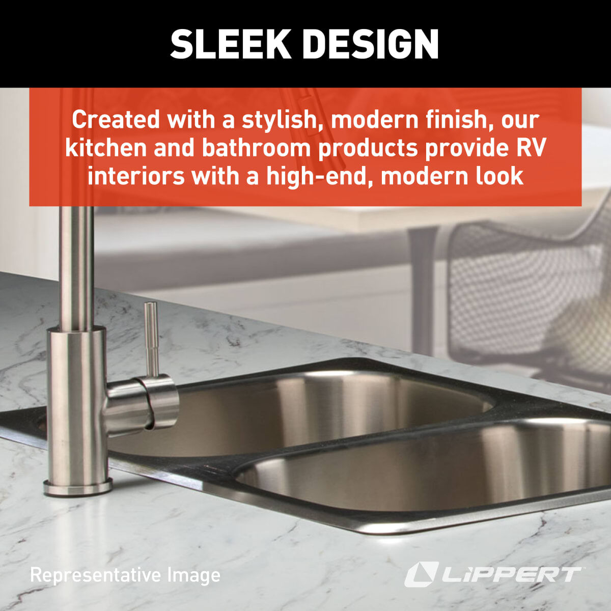 Lippert Faucet, Black Matte - 2021090600