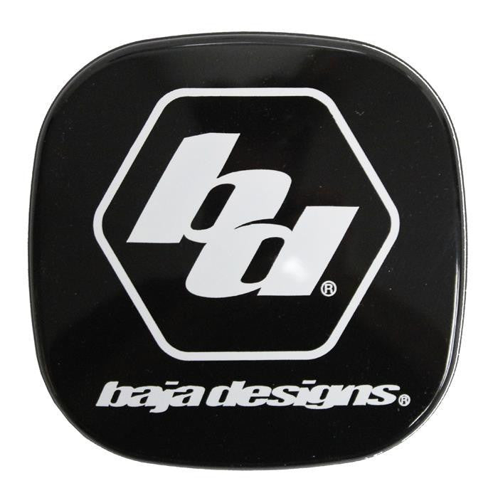 Baja Design Driving/Fog Light Cover, For XL Series Lights, 4.5 in Square, Black - 668003