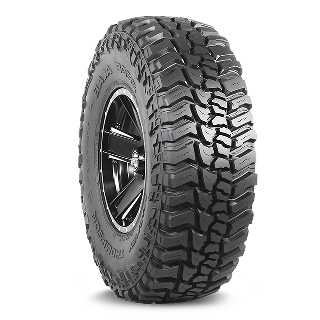 Mickey Thompson Tire, LT37 x 12.50R17, Steel Belted, Black Sidewall - 331111004