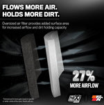 K&N Air Cleaner Assemblies and Air Intake Kits 50-2600D product image 10