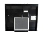 Furrion Stove Vent Hood, 22 in Width, 12 V DC, Black With Stainless Front - CXW-30-CZ02