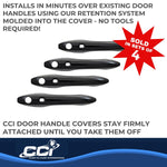 Coast2Coast Door Handle Covers CCIDH68582SBK product image 3