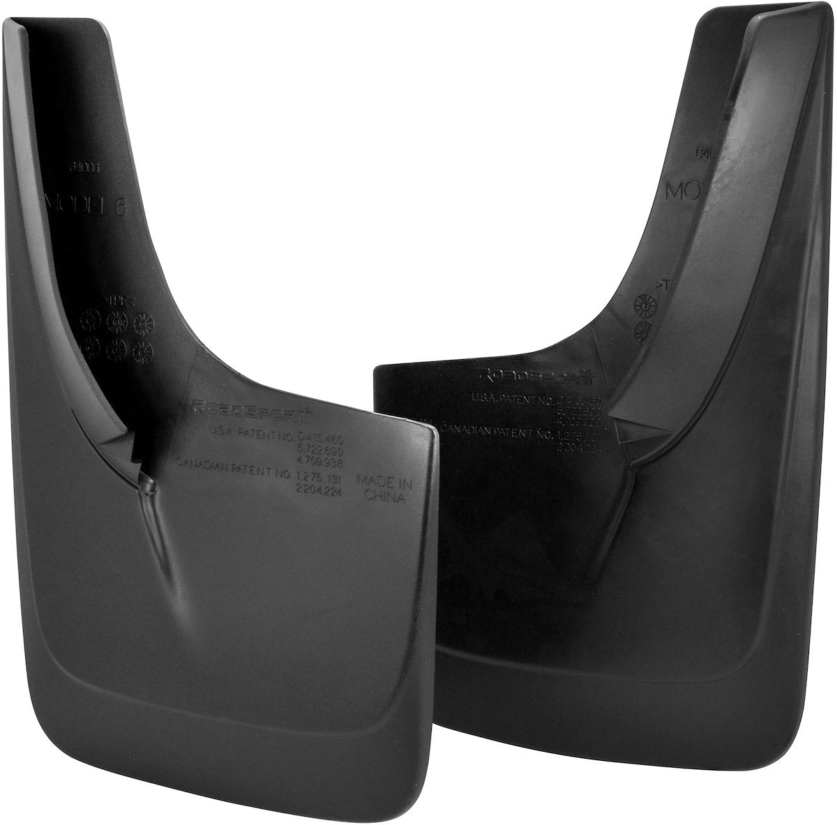 Hopkins MFG Mud Flap, Contoured, Black, Set Of 2 - 6416